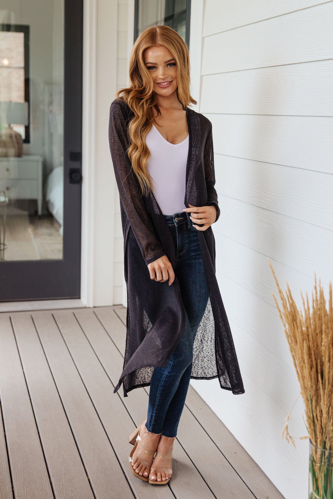 Afternoon Shade Sheer Cardigan-Womens-Stay Foxy Boutique, Florissant, Missouri