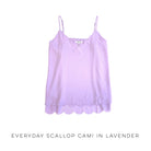 Everyday Scallop Cami in Lavender-White Birch-Stay Foxy Boutique, Florissant, Missouri