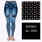 LEGGING JEAN RUN-BASEBALL (ACTIVE BACK POCKETS)-Stay Foxy Boutique, Florissant, Missouri