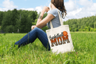 BasketBall Mom Canvas Tote Bag-Stay Foxy Boutique, Florissant, Missouri