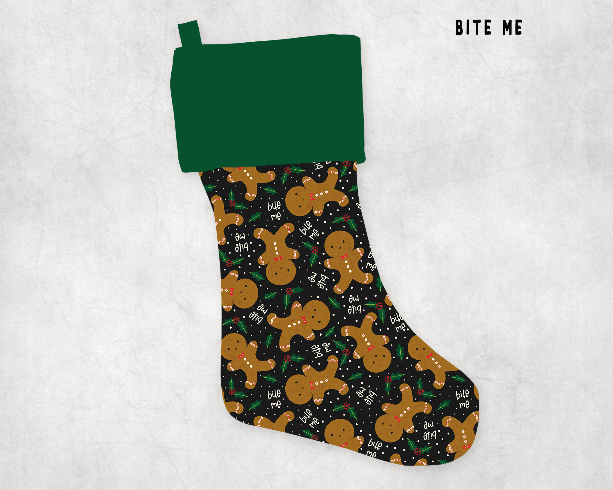 XMAS STOCKINGS-BITE ME-Stay Foxy Boutique, Florissant, Missouri