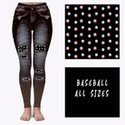 LEGGING JEAN RUN-BASEBALL (ACTIVE BACK POCKETS)-Stay Foxy Boutique, Florissant, Missouri