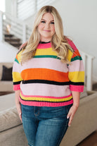 Bright Side Striped Sweater-Womens-Stay Foxy Boutique, Florissant, Missouri