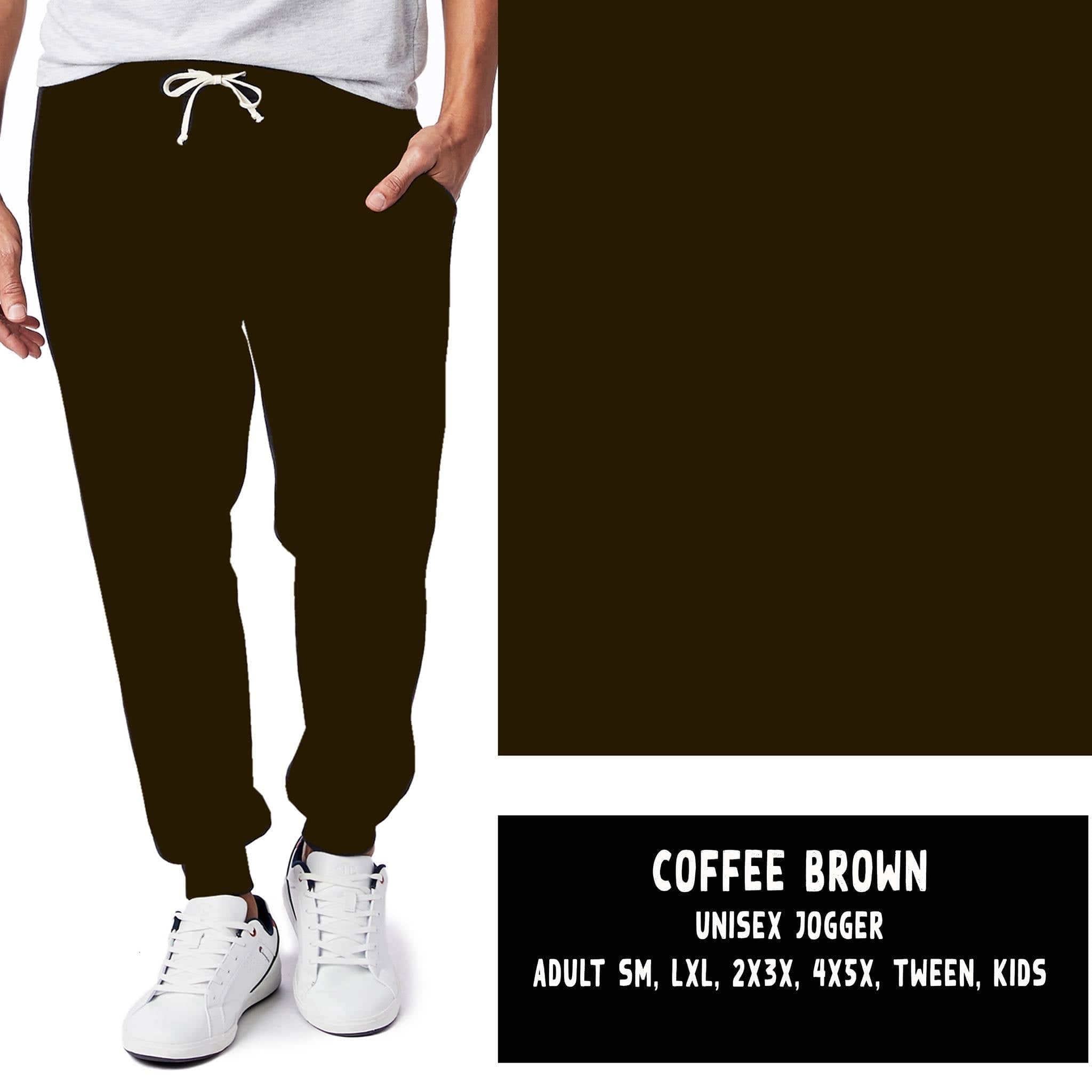 SOLIDS RUN-COFFEE BROWN LEGGINGS/JOGGERS-Stay Foxy Boutique, Florissant, Missouri