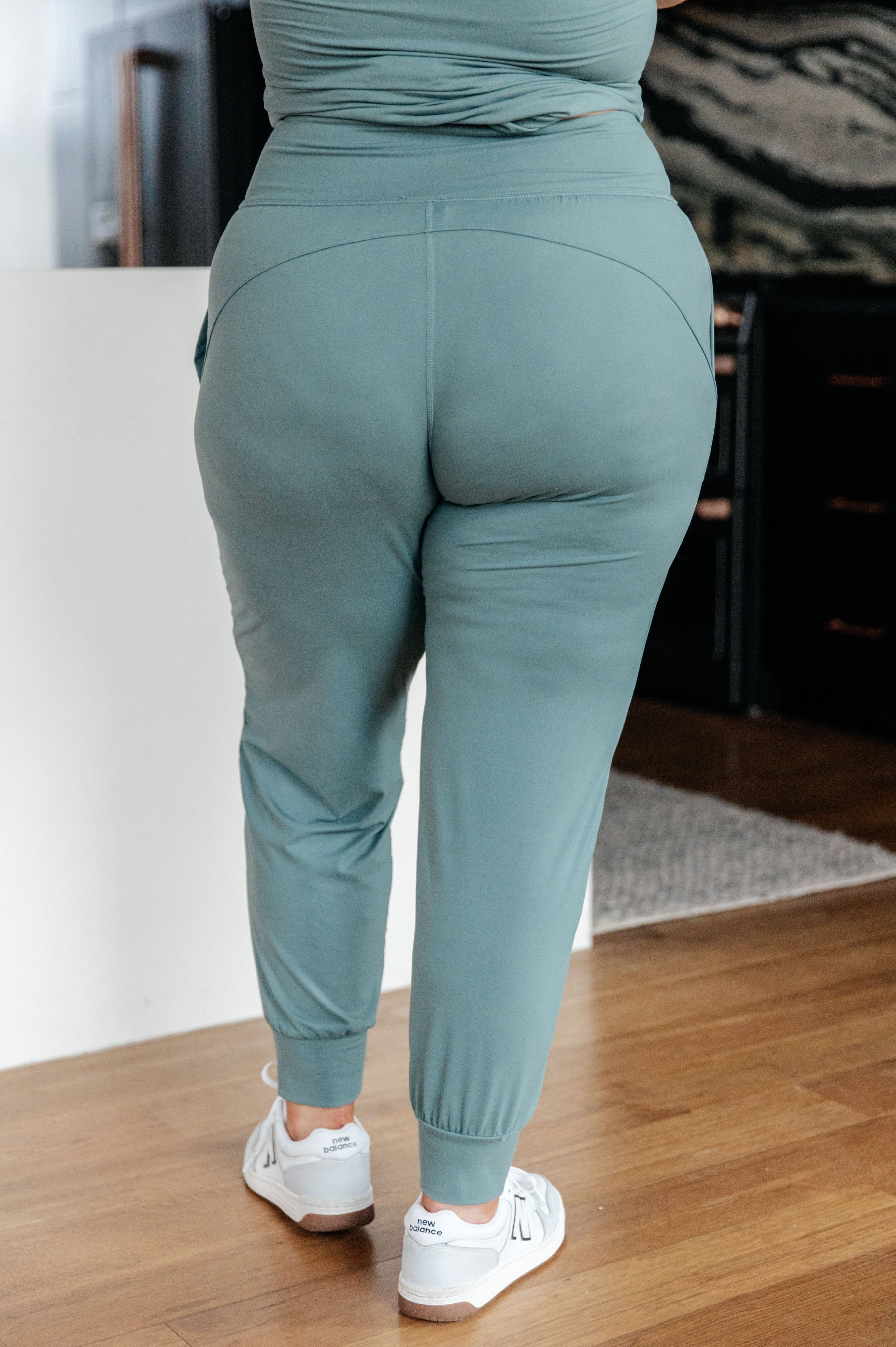 Always Accelerating Joggers in Tidewater Teal-Womens-Stay Foxy Boutique, Florissant, Missouri