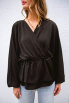 Catch Me There Blouse In Black-Womens-Stay Foxy Boutique, Florissant, Missouri