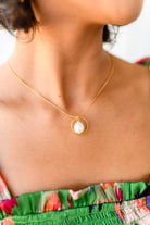 Center of the World Pearl Pendant Necklace-Womens-Stay Foxy Boutique, Florissant, Missouri