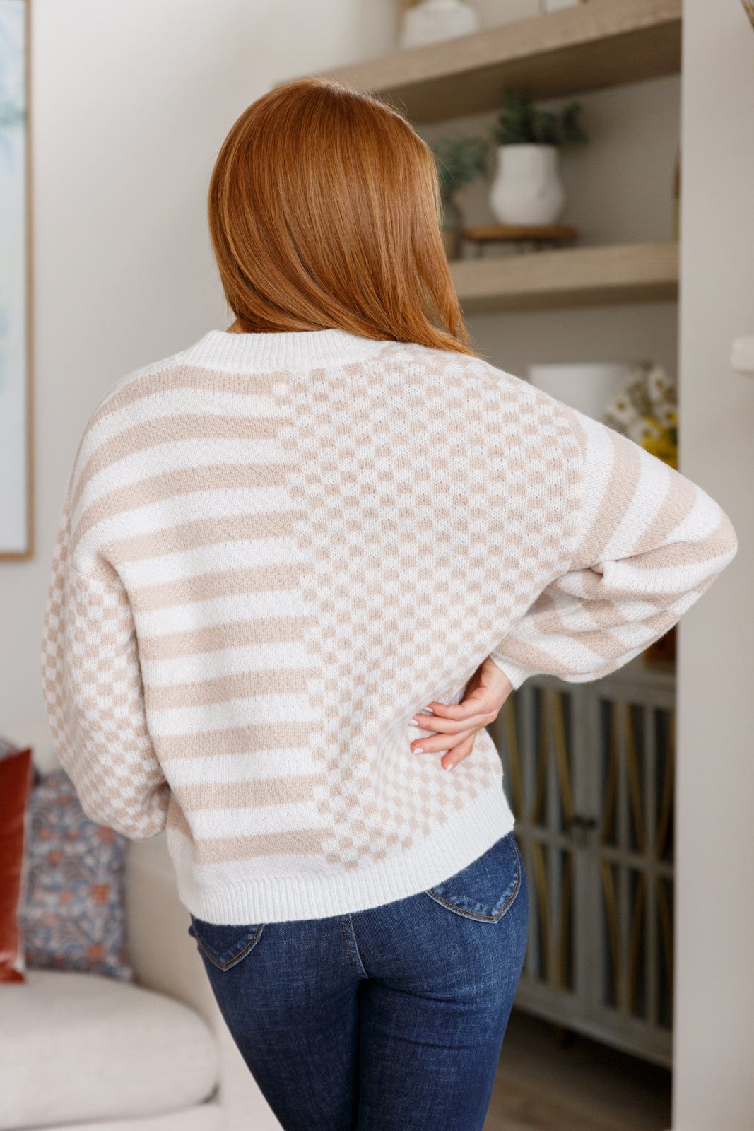 Check That Line Cardigan-Womens-Stay Foxy Boutique, Florissant, Missouri