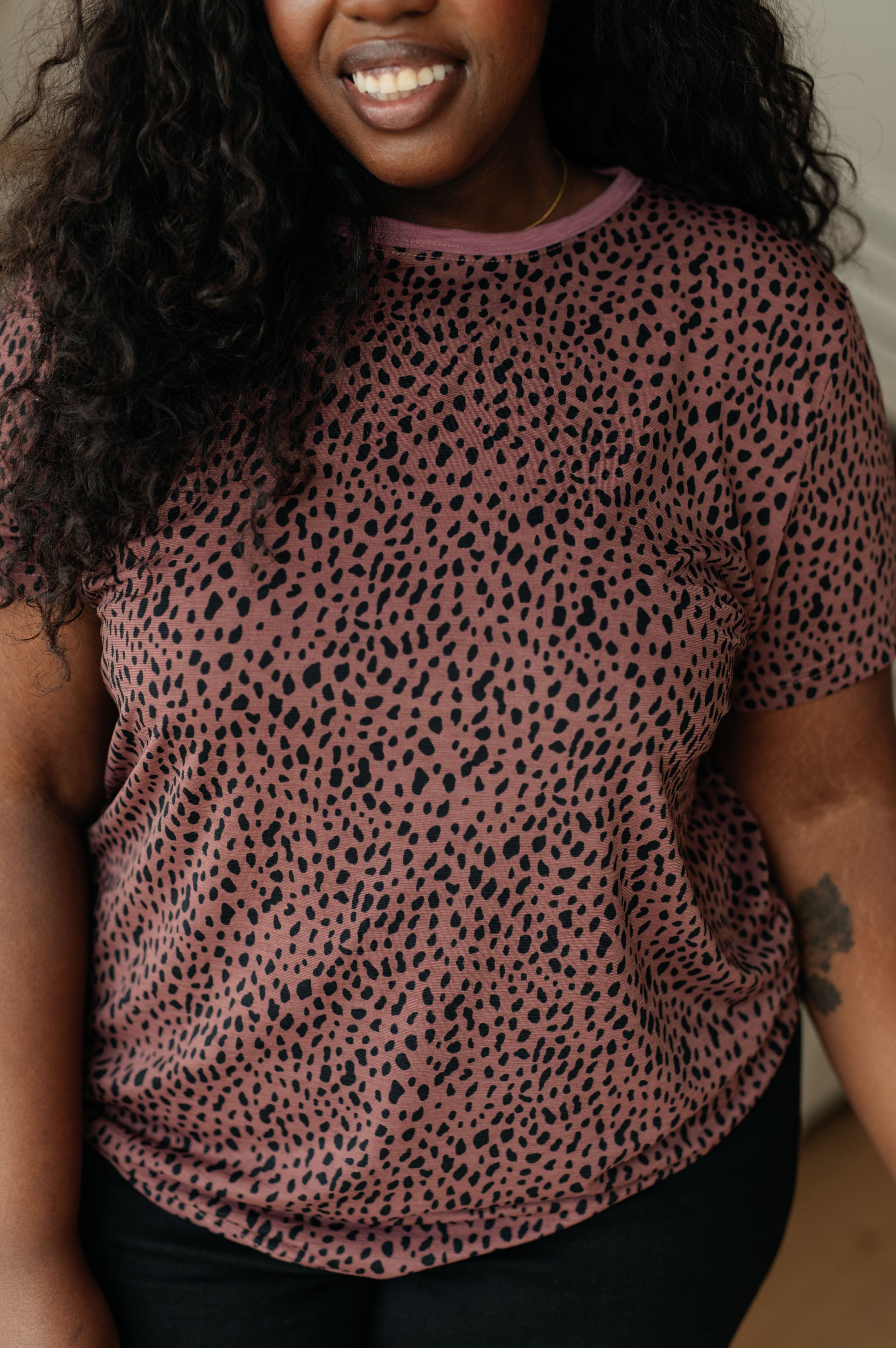 Cheetah Girl Short Sleeve Top-Womens-Stay Foxy Boutique, Florissant, Missouri