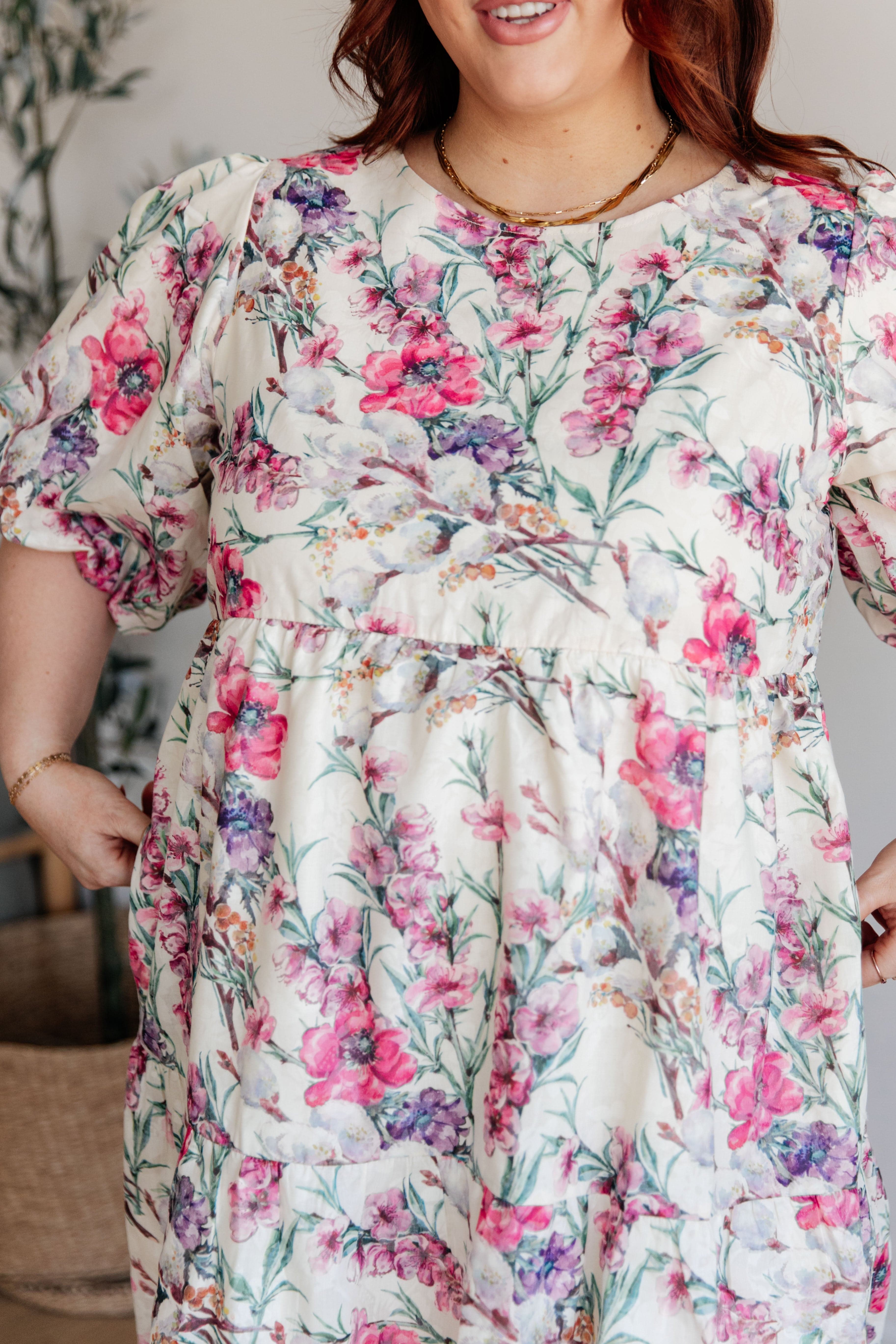 Not in Nottingham Floral Dress-Womens-Stay Foxy Boutique, Florissant, Missouri