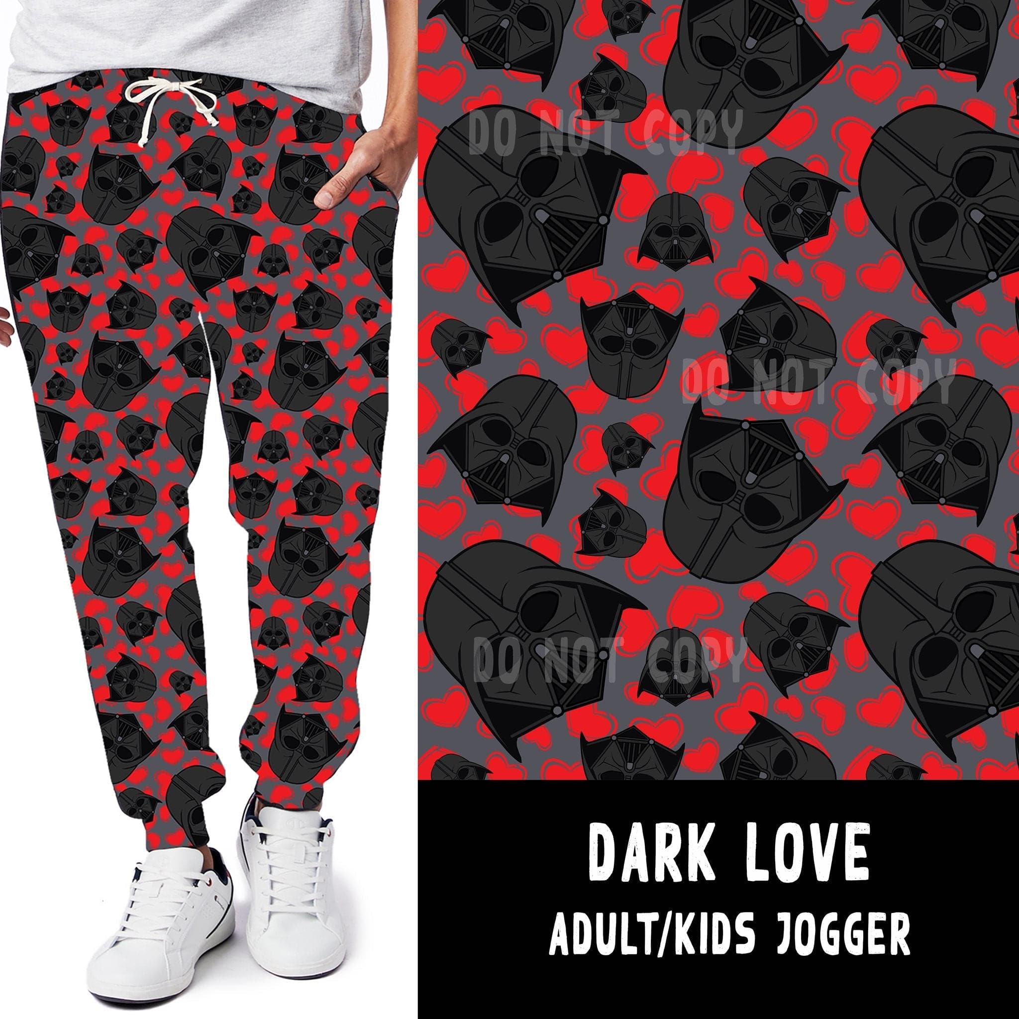 LUCKY IN LOVE-DARK LOVE LEGGINGS/JOGGERS-Stay Foxy Boutique, Florissant, Missouri