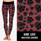 LUCKY IN LOVE-DARK LOVE LEGGINGS/JOGGERS-Stay Foxy Boutique, Florissant, Missouri