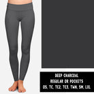 SOLIDS RUN-DEEP CHARCOAL LEGGINGS/JOGGERS-Stay Foxy Boutique, Florissant, Missouri