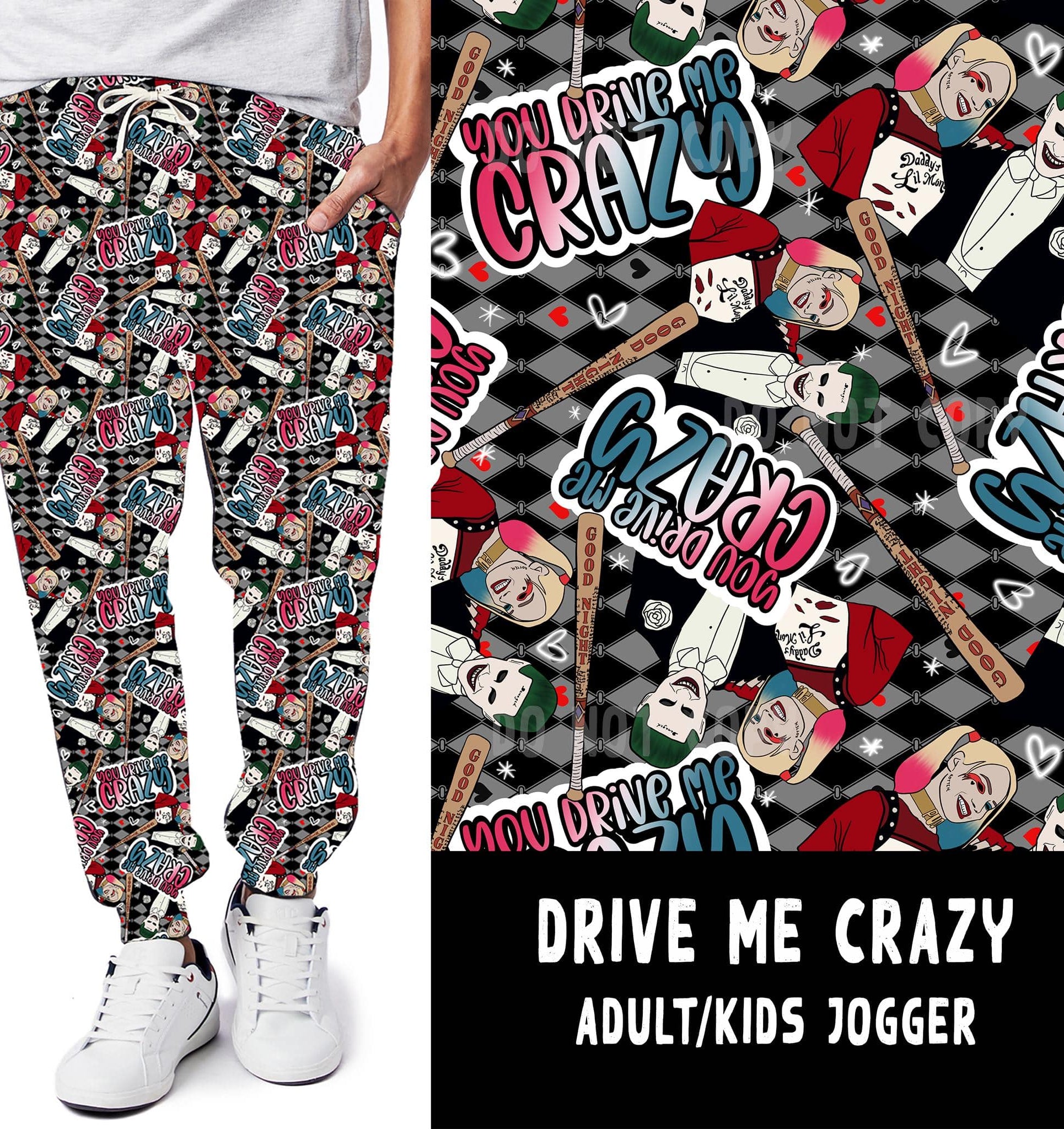 LUCKY IN LOVE-DRIVE ME CRAZY LEGGINGS/JOGGERS-Stay Foxy Boutique, Florissant, Missouri