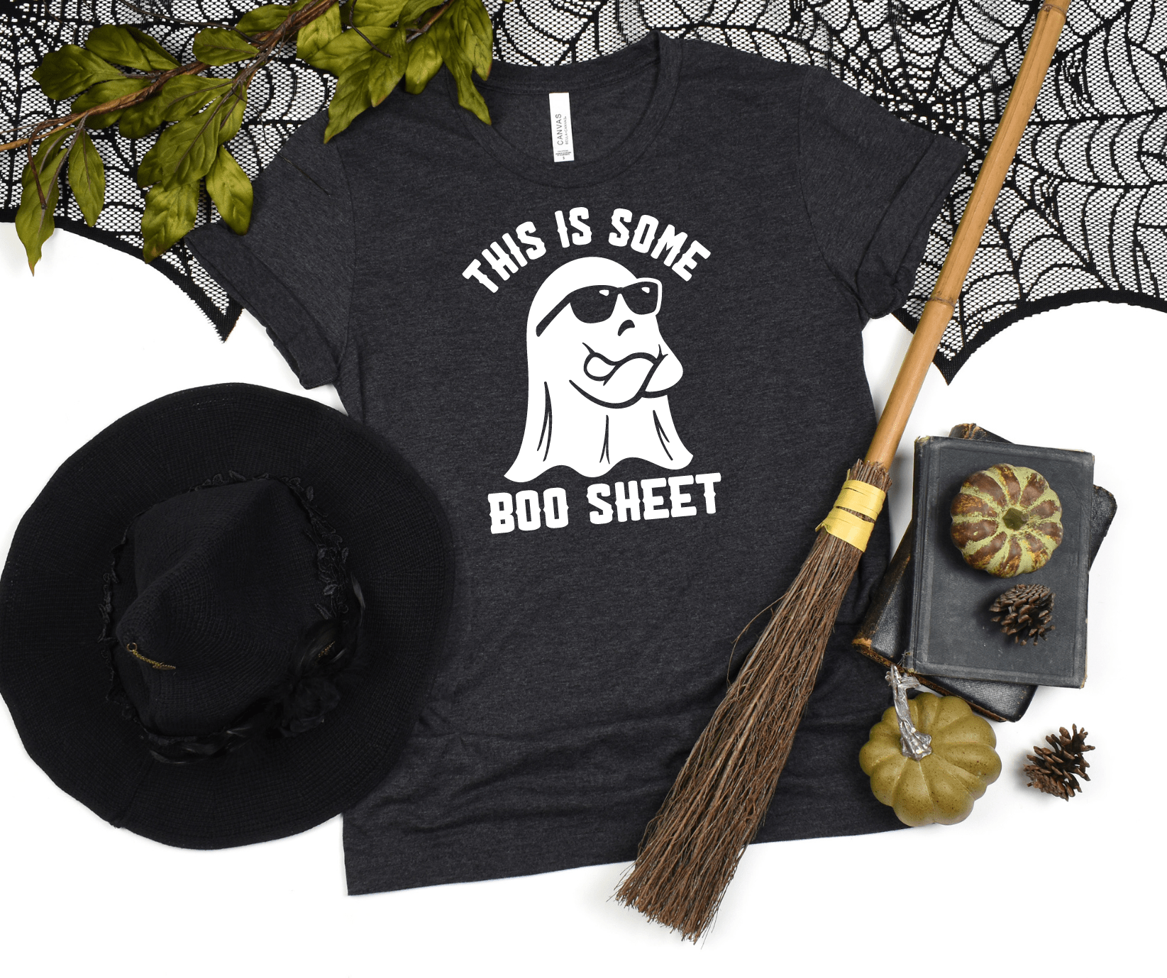 Boo Sheet Graphic Tee-Womens-Stay Foxy Boutique, Florissant, Missouri