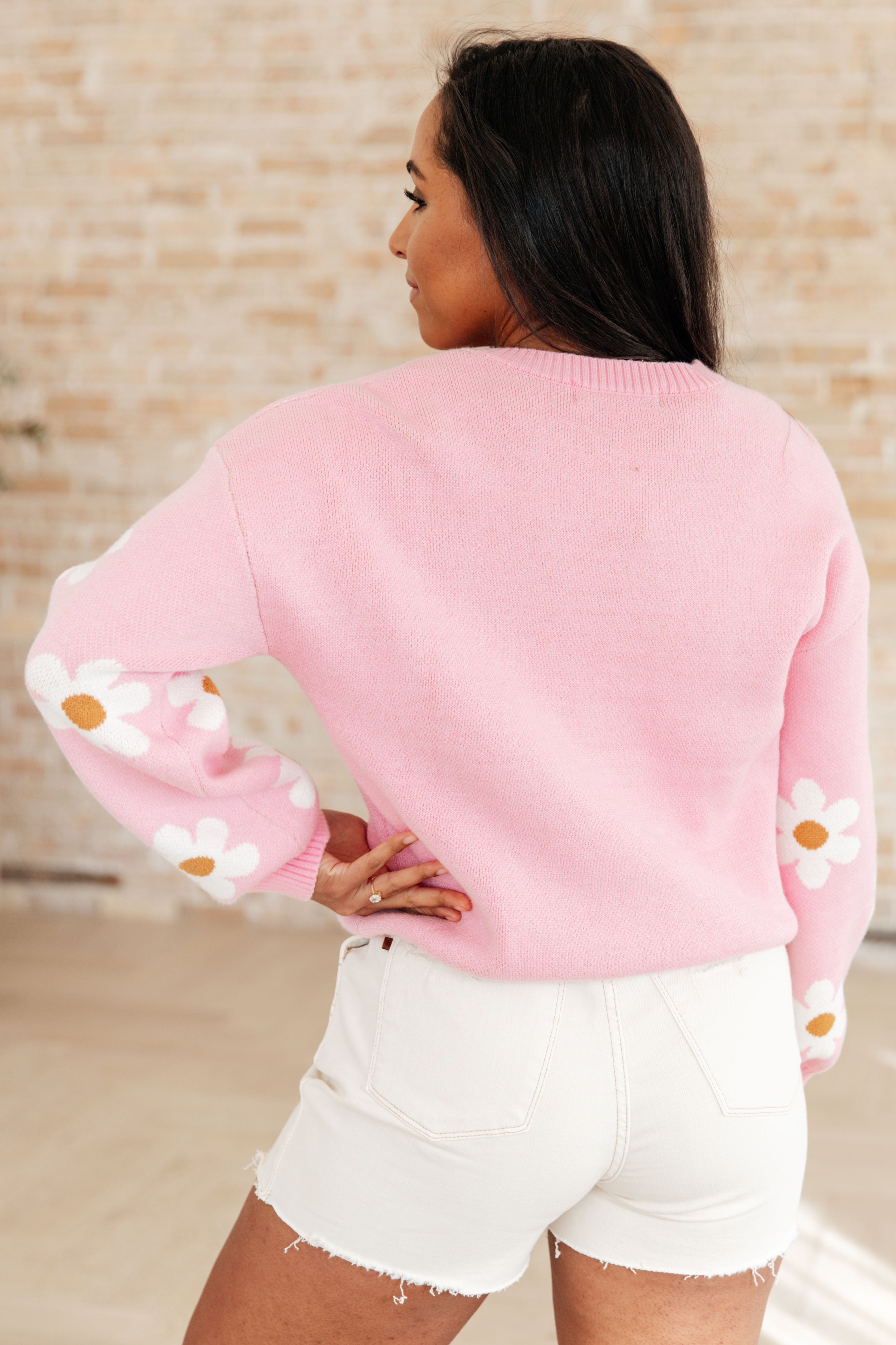Don't Worry About a Thing Floral Sweater-Tops-Stay Foxy Boutique, Florissant, Missouri