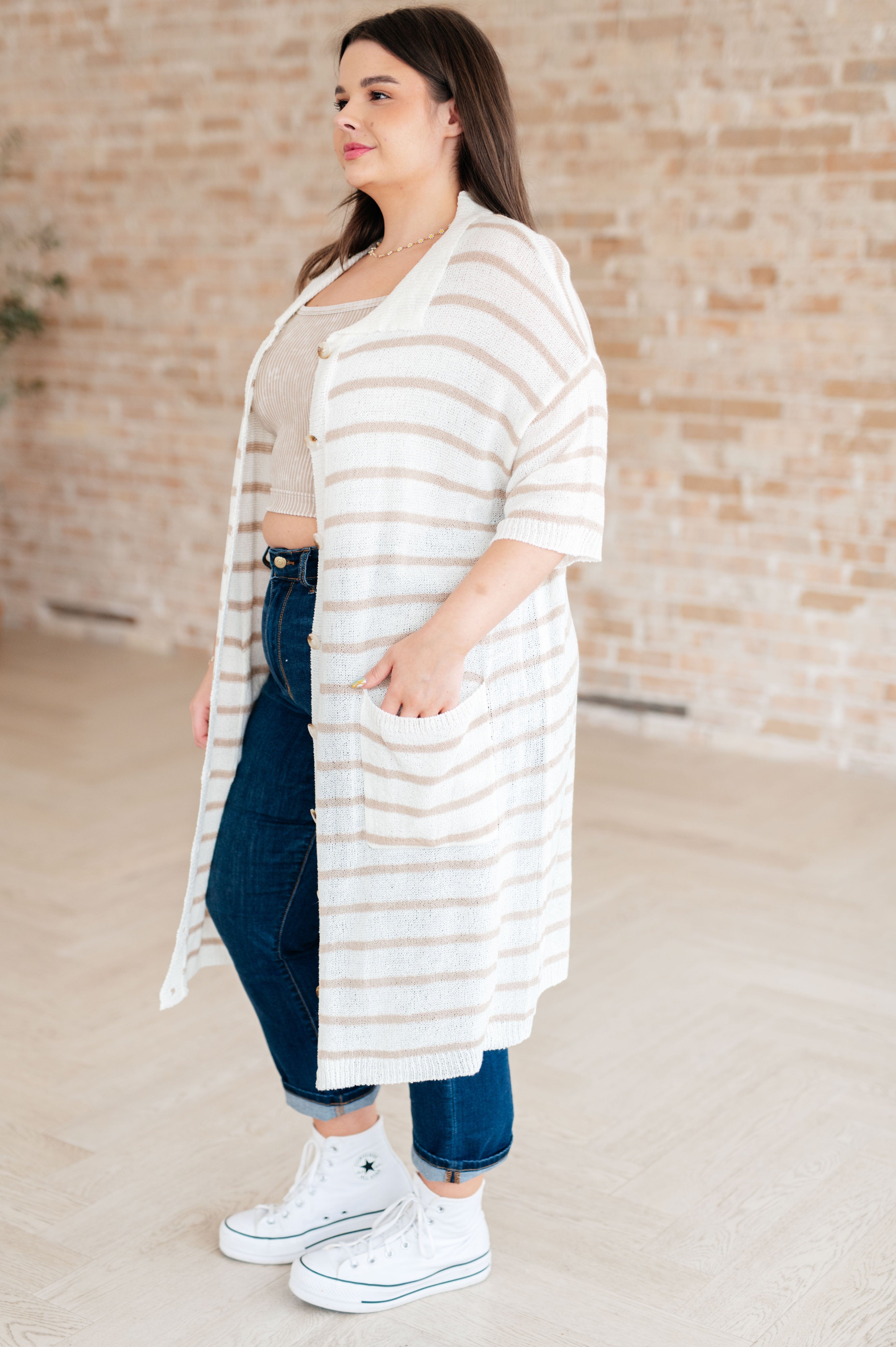 Easy Street Striped Dress-Dresses-Stay Foxy Boutique, Florissant, Missouri