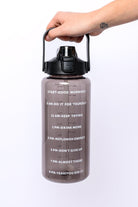 Elevated Water Tracking Bottle in Black-Womens-Stay Foxy Boutique, Florissant, Missouri