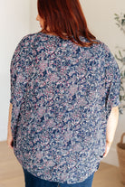 Essential Blouse in Navy Paisley-Womens-Stay Foxy Boutique, Florissant, Missouri