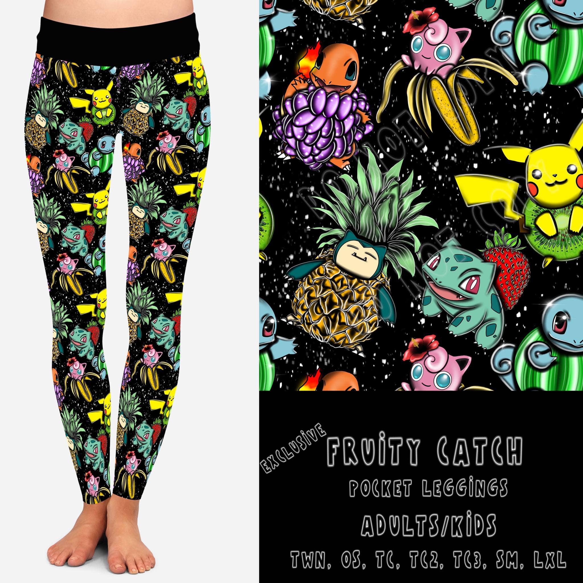BATCH 68- FRUITY CATCH-LEGGINGS/CAPRI/JOGGER/Shorts-Stay Foxy Boutique, Florissant, Missouri