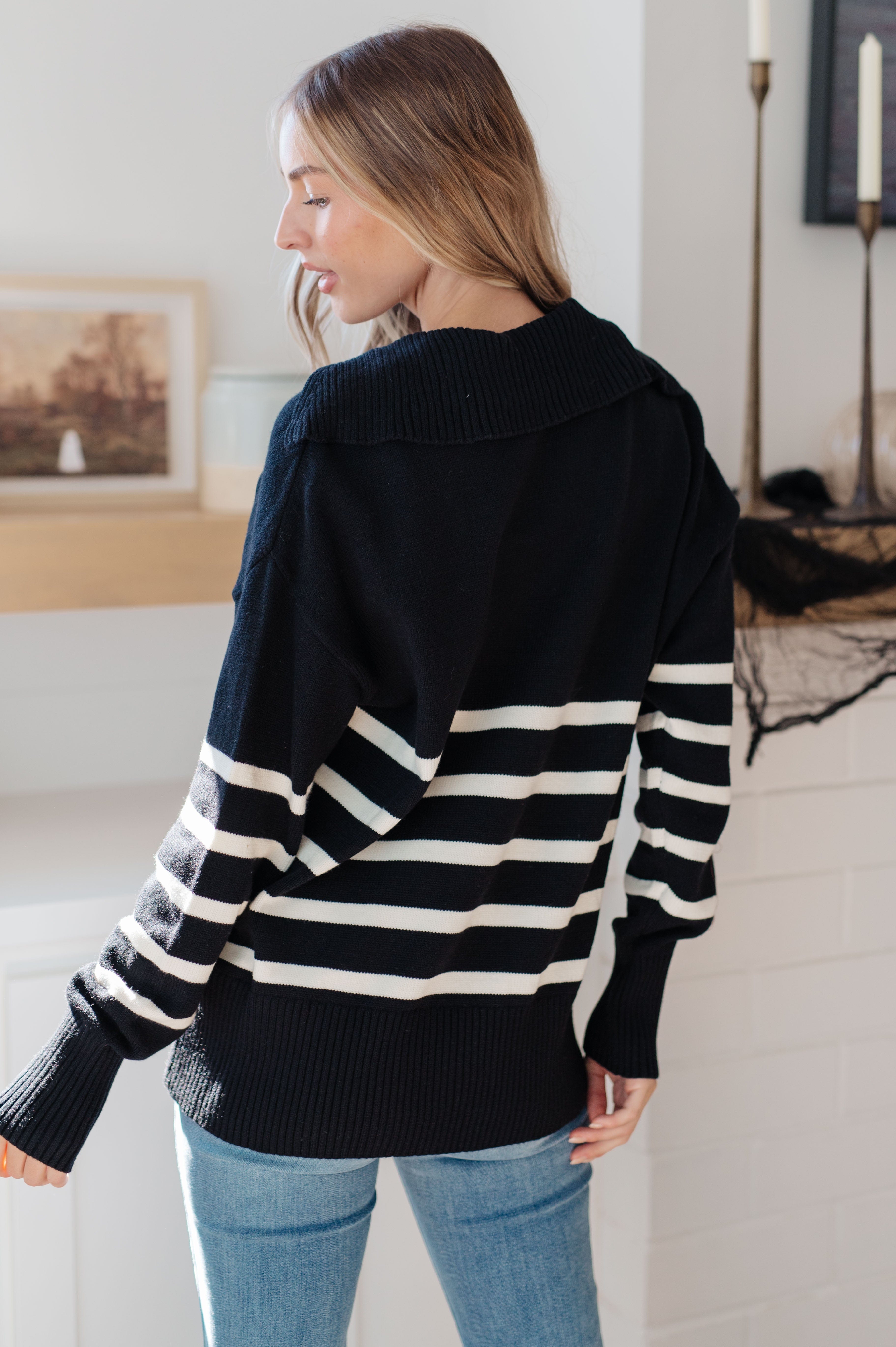 From Here On Out Striped Sweater-Womens-Stay Foxy Boutique, Florissant, Missouri