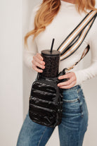 Gotcha Girl Puffer Tumbler Tote in Black-Accessories-Stay Foxy Boutique, Florissant, Missouri