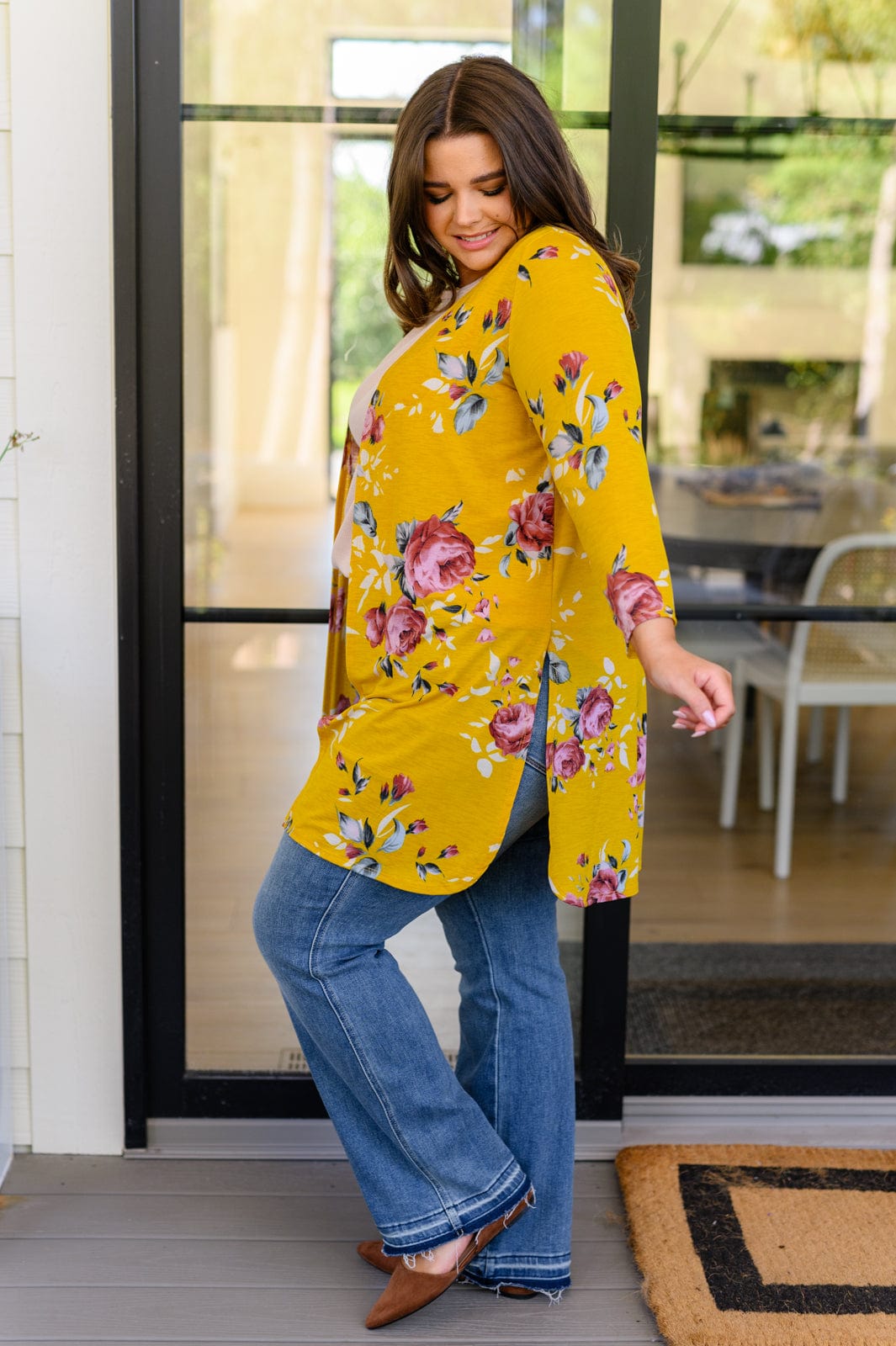 Grow As You Go Floral Cardigan-Womens-Stay Foxy Boutique, Florissant, Missouri