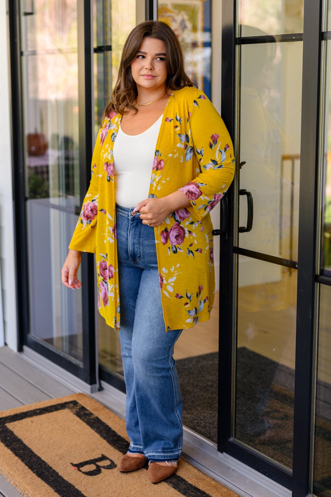 Grow As You Go Floral Cardigan-Womens-Stay Foxy Boutique, Florissant, Missouri