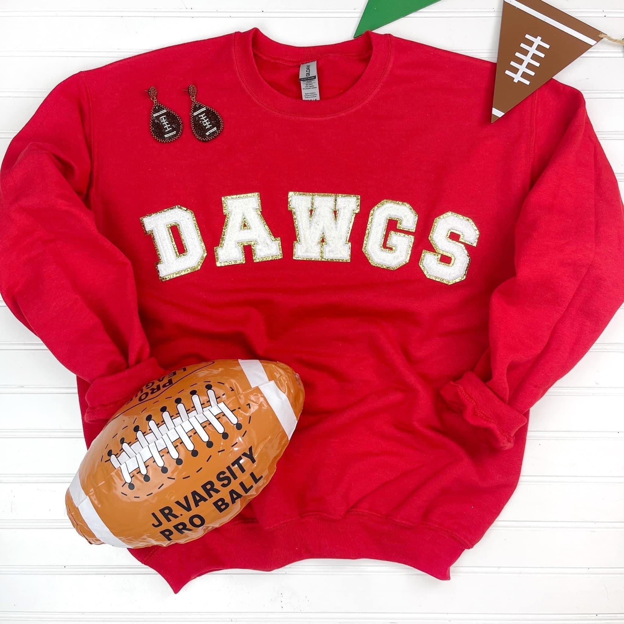 PREORDER: Game Day Patch Sweatshirt-Womens-Stay Foxy Boutique, Florissant, Missouri