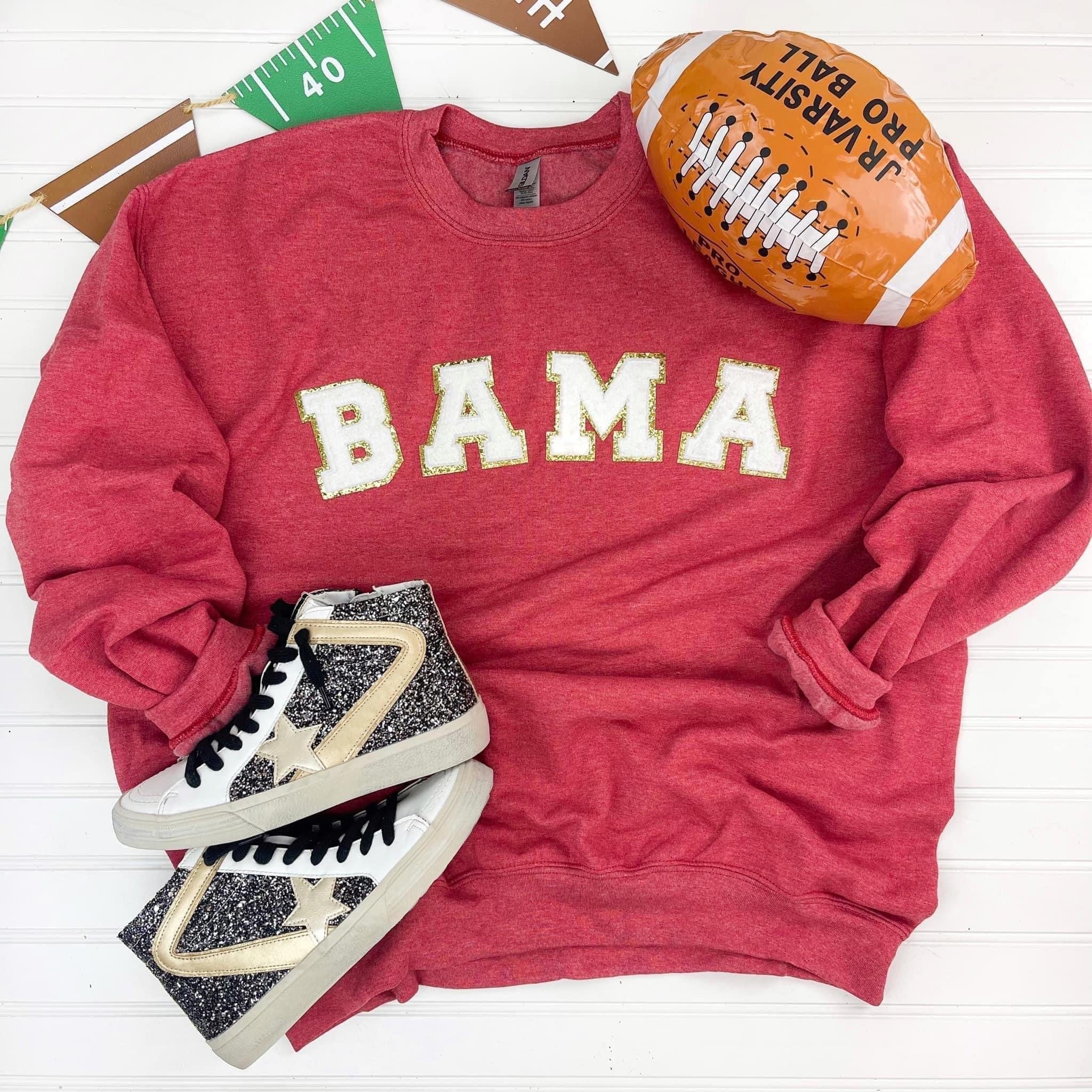 PREORDER: Game Day Patch Sweatshirt-Womens-Stay Foxy Boutique, Florissant, Missouri