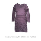 Radiate Beauty Dress in Purple-White Birch-Stay Foxy Boutique, Florissant, Missouri