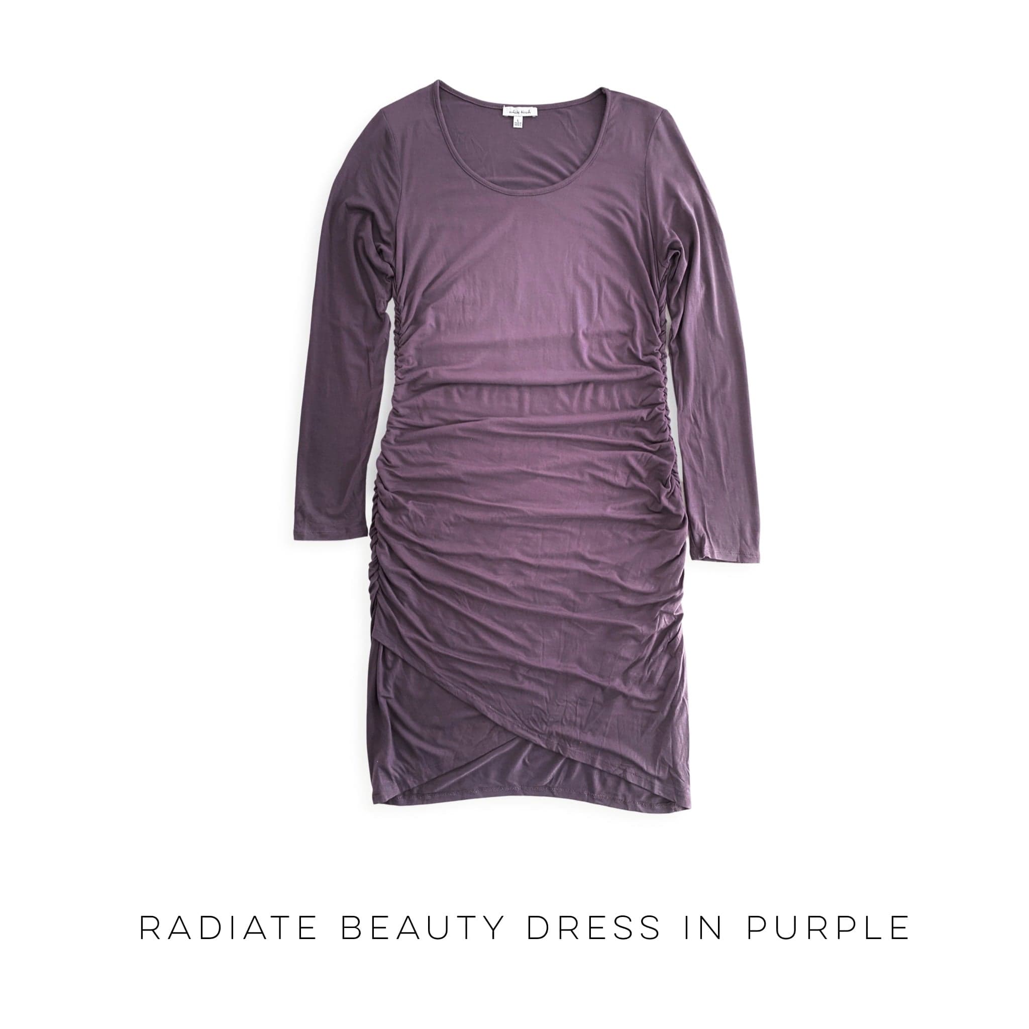 Radiate Beauty Dress in Purple-White Birch-Stay Foxy Boutique, Florissant, Missouri