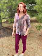 On The Go Leggings in Burgundy-Rae Mode-Stay Foxy Boutique, Florissant, Missouri