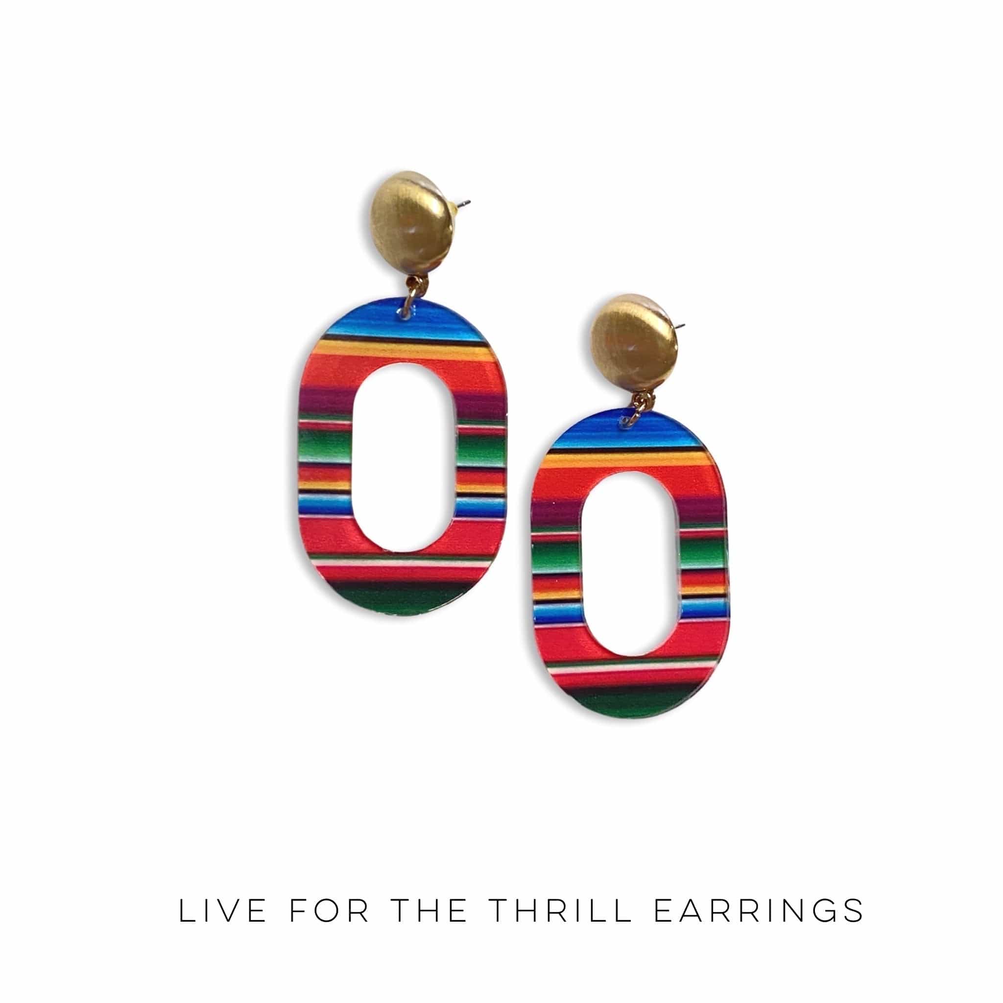 Live for the Thrill Earrings-Urbanista-Stay Foxy Boutique, Florissant, Missouri