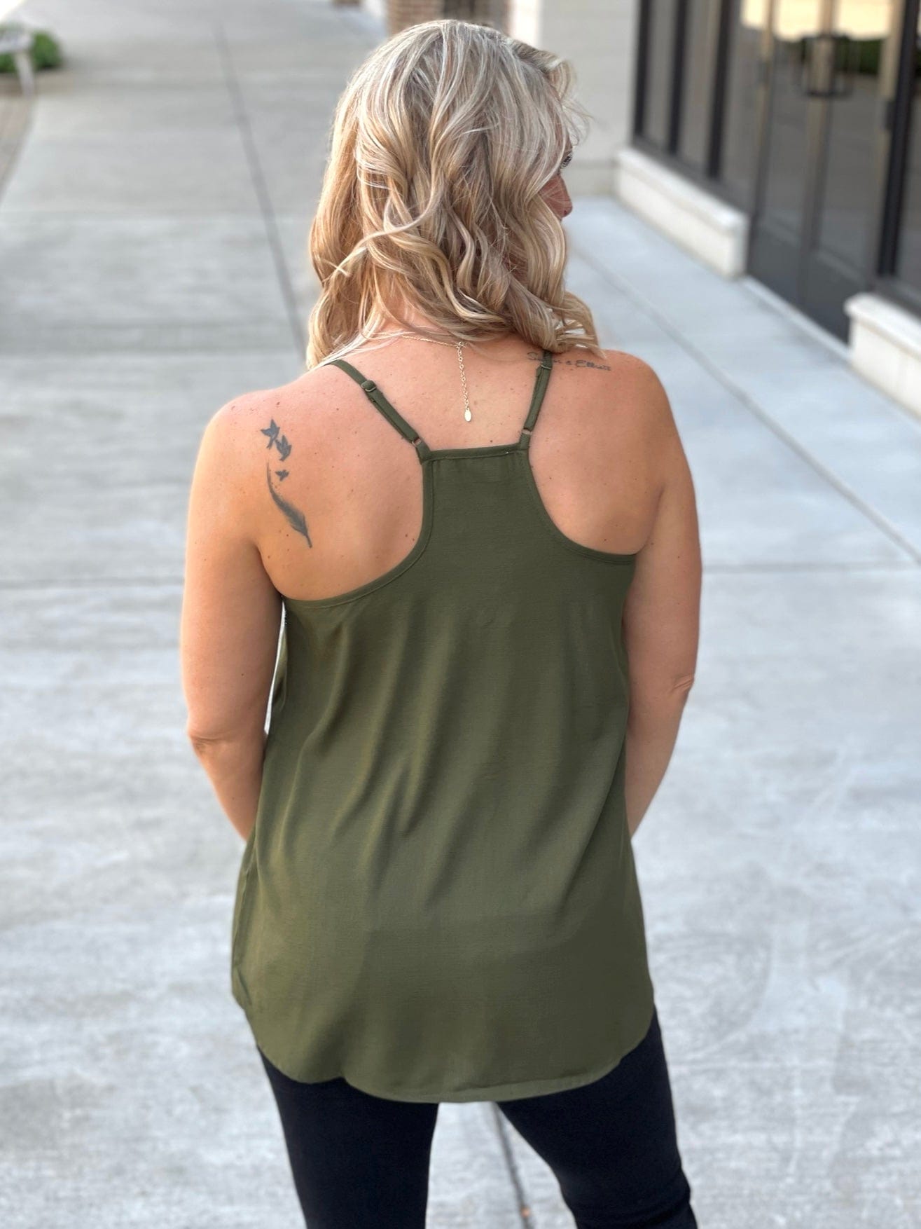 Give it My All Cami in Olive-Ninexis-Stay Foxy Boutique, Florissant, Missouri