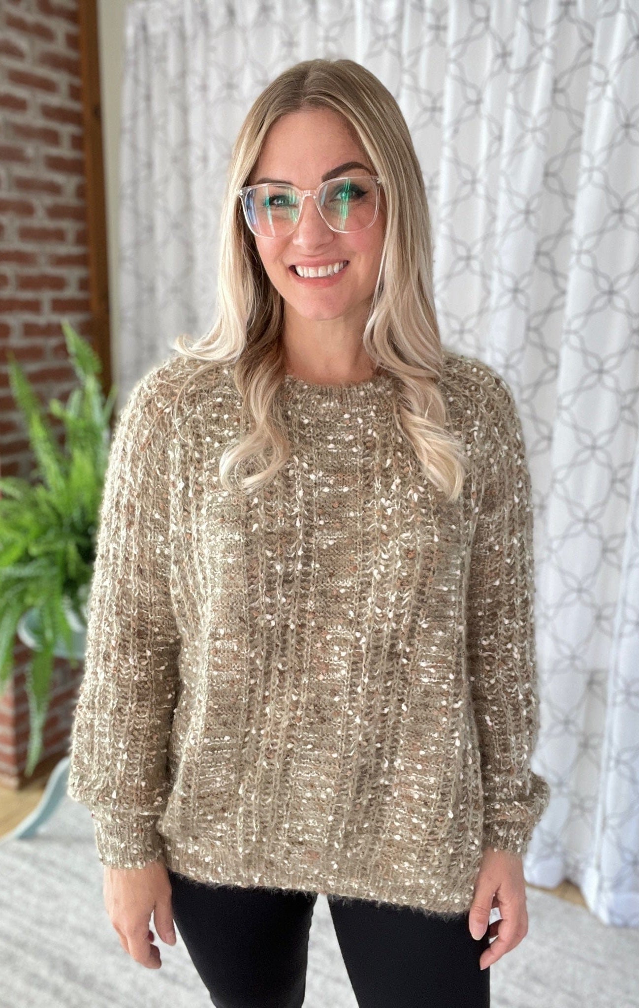 Way to Be Knit Sweater in Olive-Sew in Love-Stay Foxy Boutique, Florissant, Missouri