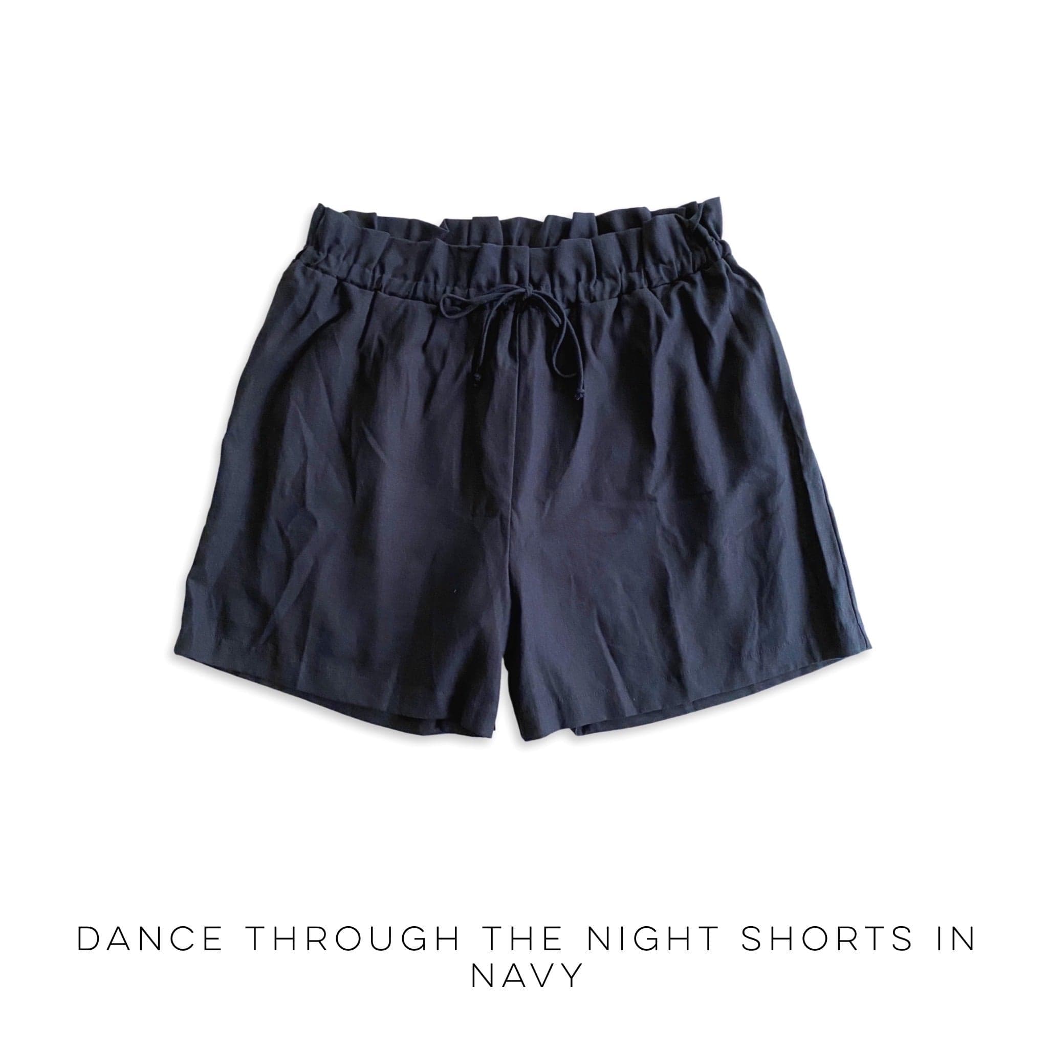 Dance through the Night Shorts in Navy-White Birch-Stay Foxy Boutique, Florissant, Missouri