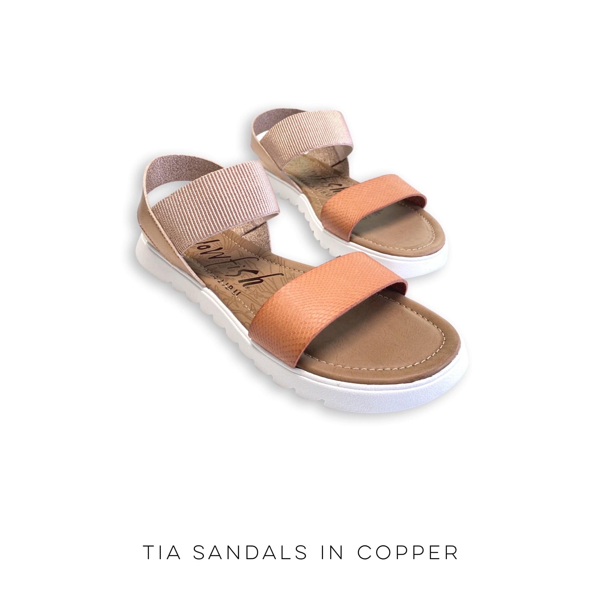 Tia Sandals in Copper-Blowfish-Stay Foxy Boutique, Florissant, Missouri