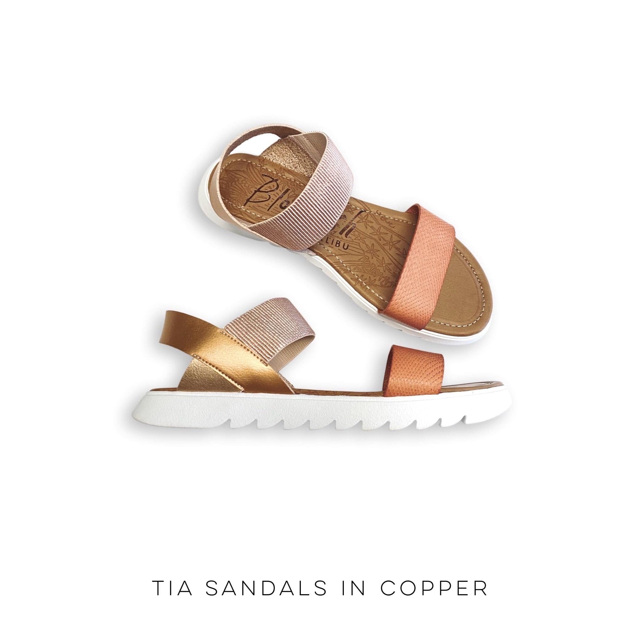 Tia Sandals in Copper-Blowfish-Stay Foxy Boutique, Florissant, Missouri