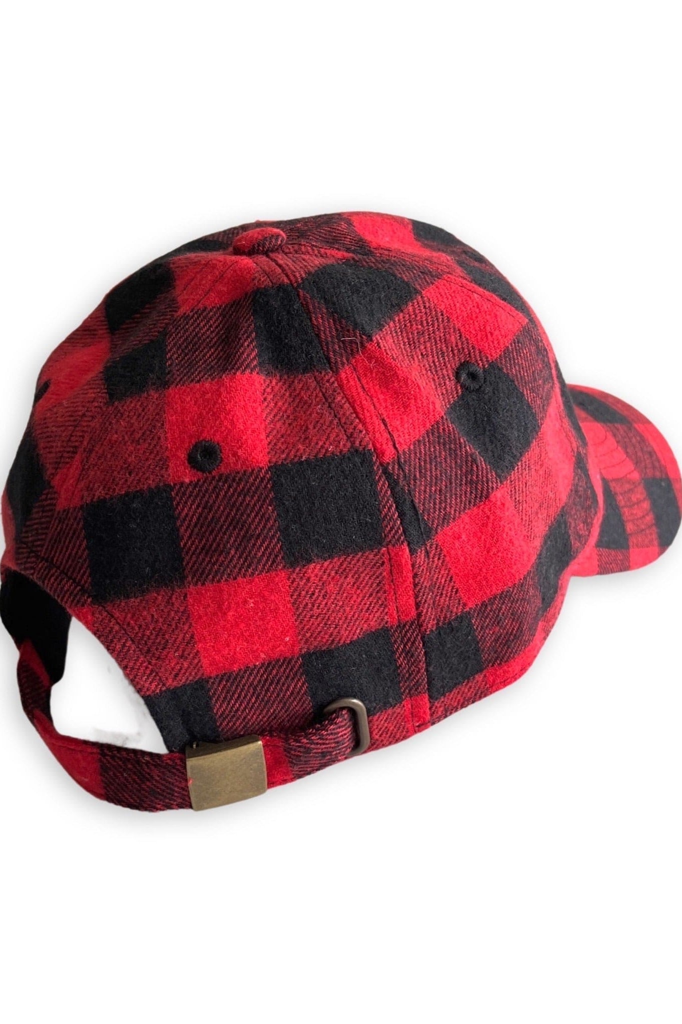 The Perfect Buffalo Plaid Hat in Red-YFW-Stay Foxy Boutique, Florissant, Missouri