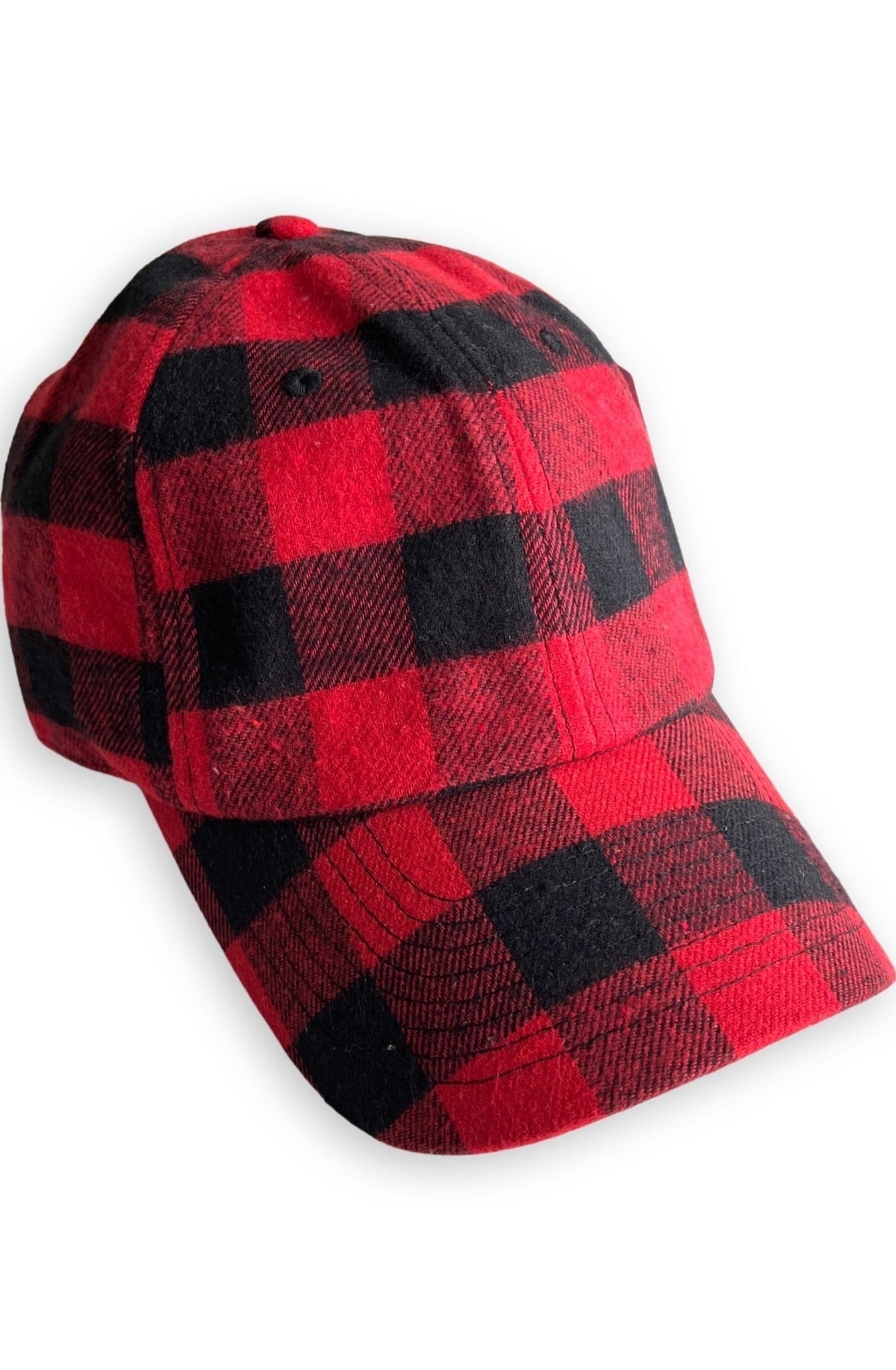 The Perfect Buffalo Plaid Hat in Red-YFW-Stay Foxy Boutique, Florissant, Missouri