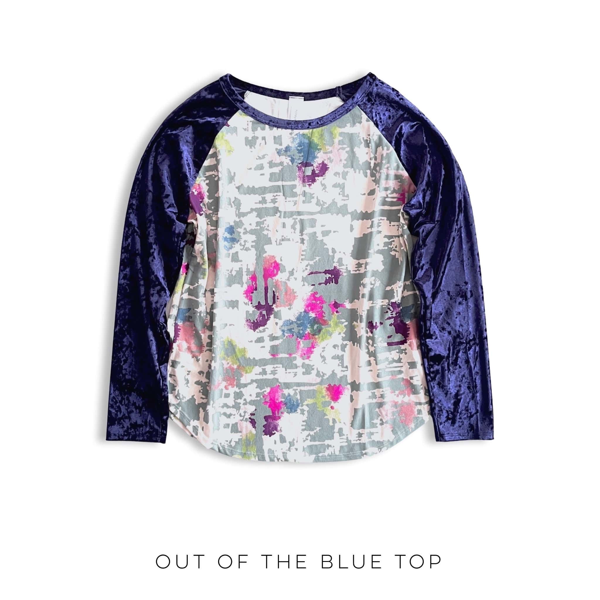 Out of the Blue Top-Honey Me-Stay Foxy Boutique, Florissant, Missouri