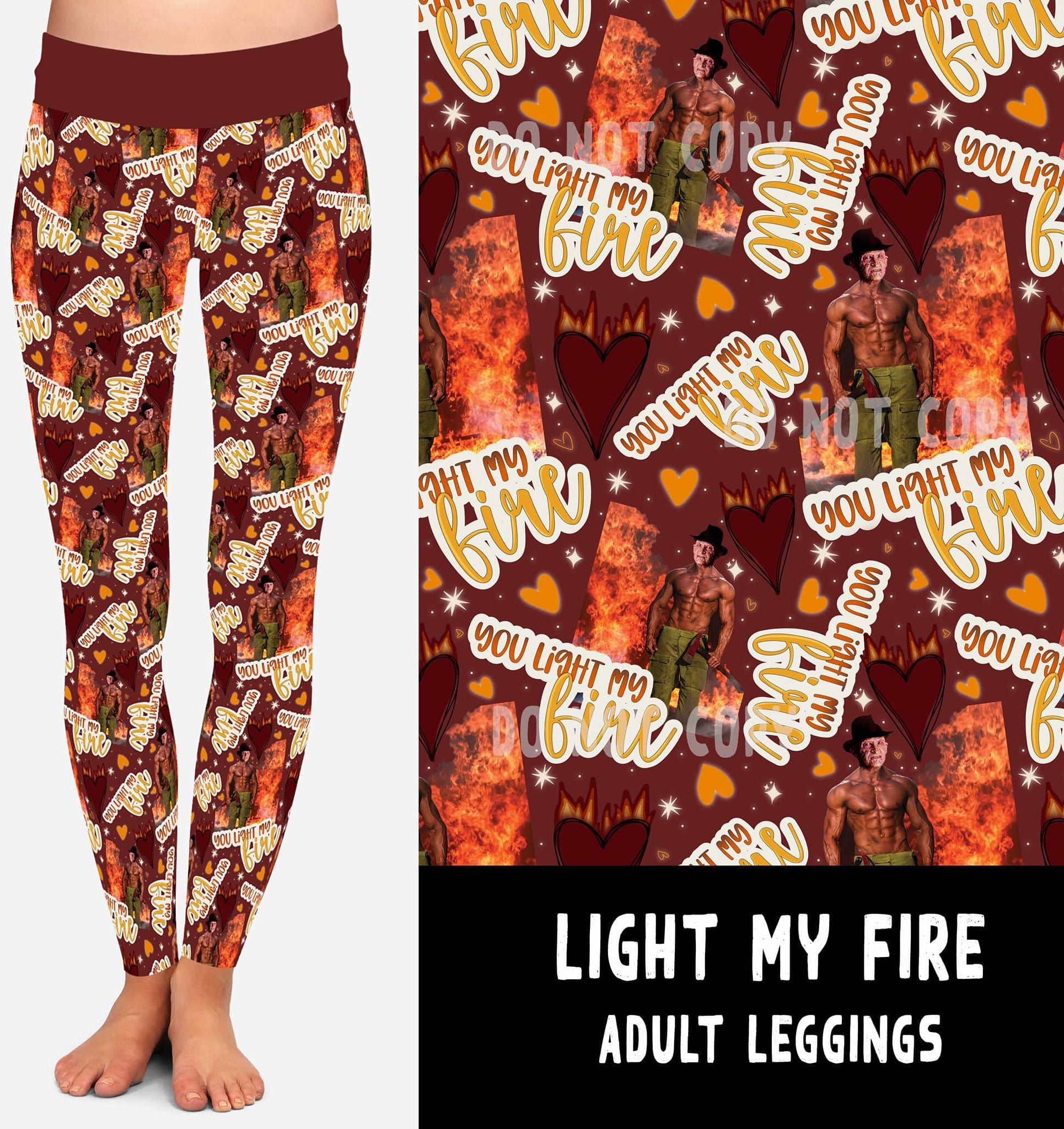 LUCKY IN LOVE-LIGHT MY FIRE LEGGINGS/JOGGERS-Stay Foxy Boutique, Florissant, Missouri