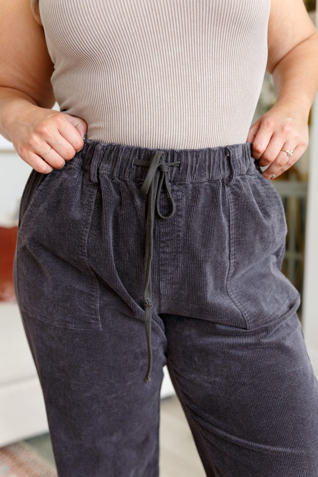 Less Confused Corduroy Pants-Womens-Stay Foxy Boutique, Florissant, Missouri