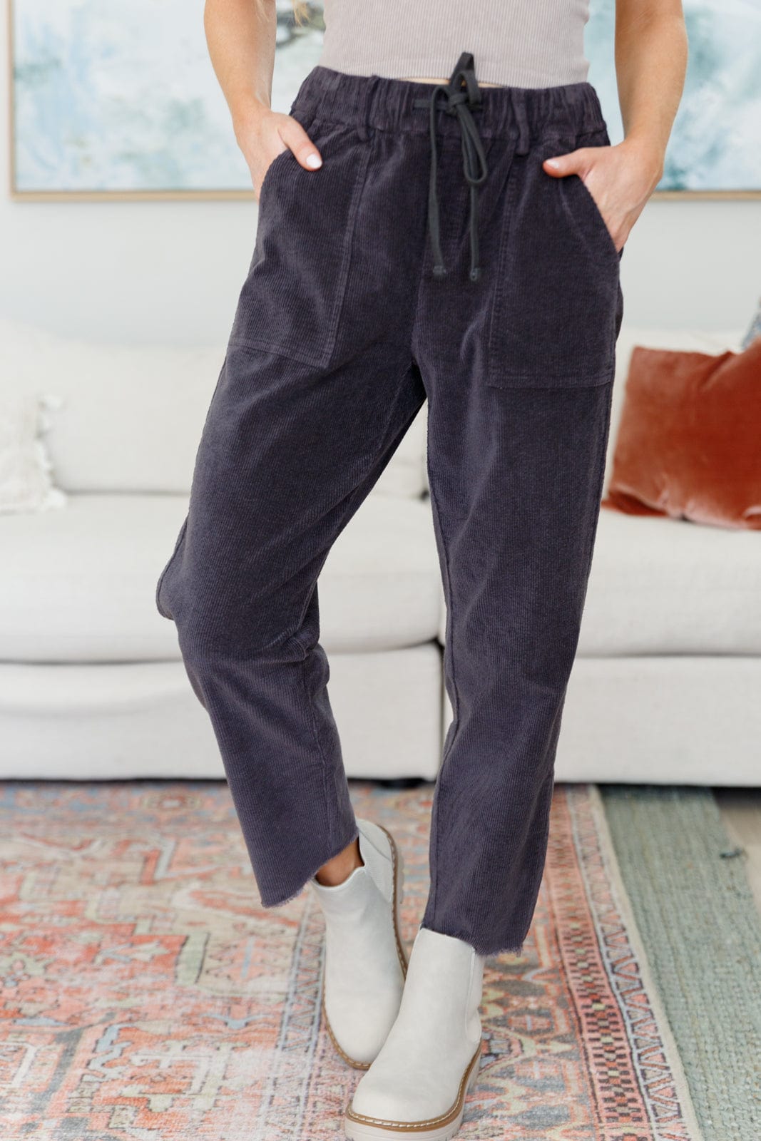 Less Confused Corduroy Pants-Womens-Stay Foxy Boutique, Florissant, Missouri