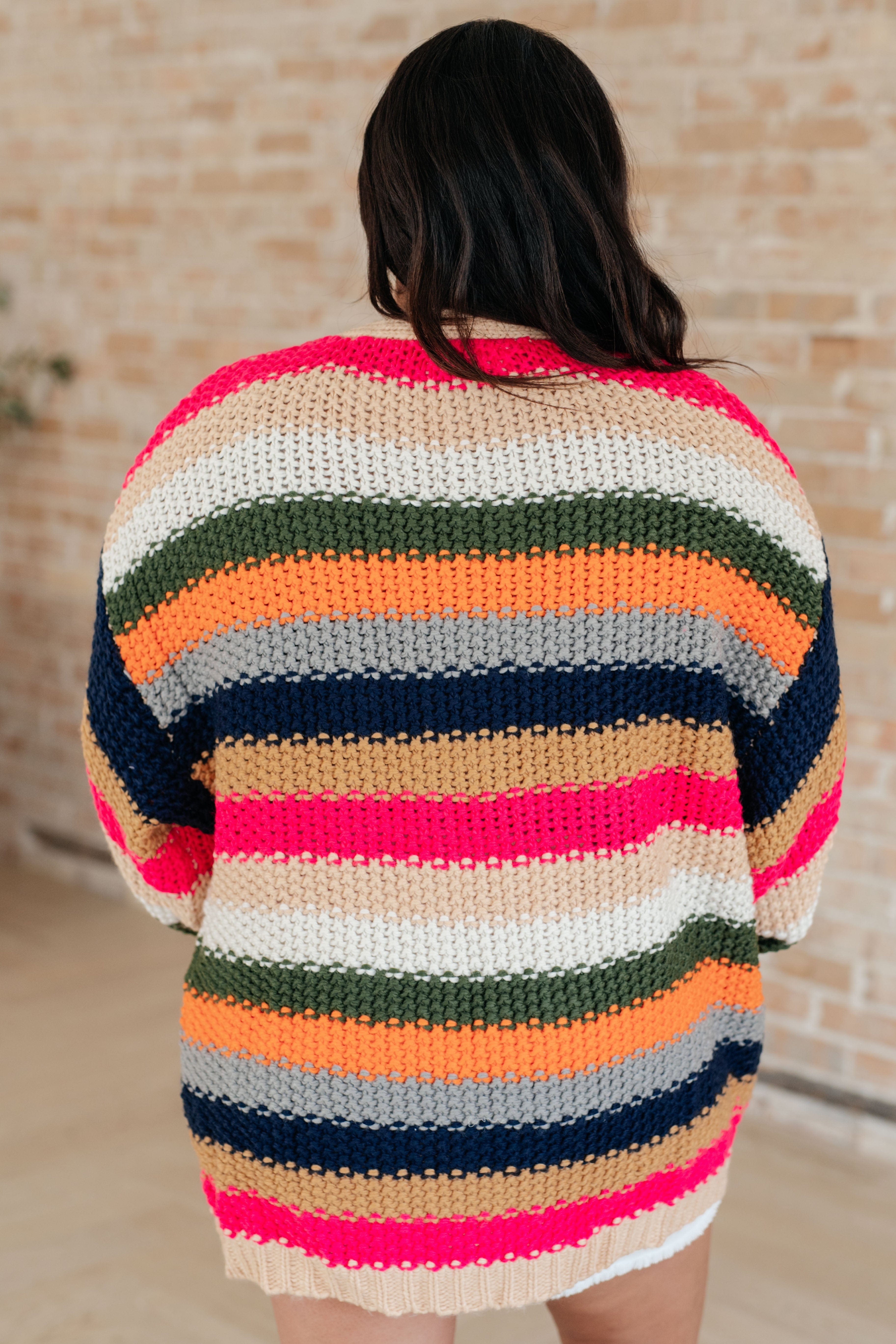 Life in Technicolor Knit Cardigan-Tops-Stay Foxy Boutique, Florissant, Missouri