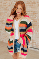 Life in Technicolor Knit Cardigan-Tops-Stay Foxy Boutique, Florissant, Missouri