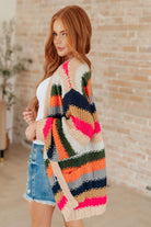 Life in Technicolor Knit Cardigan-Tops-Stay Foxy Boutique, Florissant, Missouri