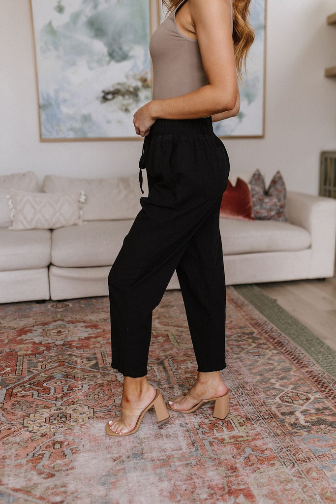 Love Me Dearly High Waisted Pants in Black-Womens-Stay Foxy Boutique, Florissant, Missouri