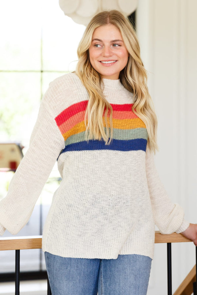 Love That For Us Striped Sweater-Womens-Stay Foxy Boutique, Florissant, Missouri